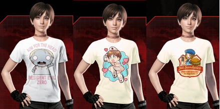 costumes bonus Resident Evil Zero HD