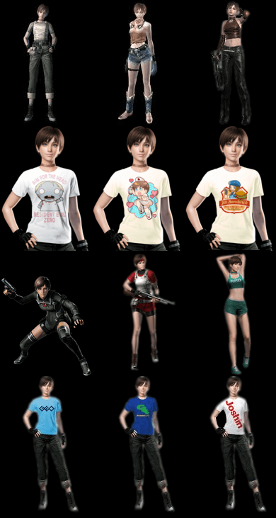 Les costumes de Rebecca Chambers