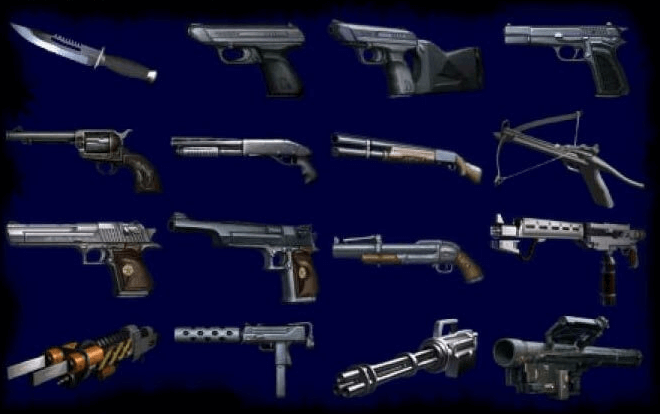 Resident Evil 2 - Toutes les armes