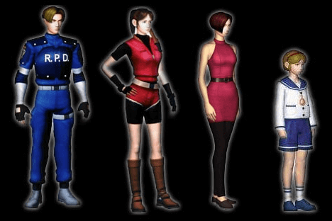 Resident Evil 2 - Les personnages principaux