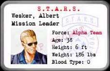 Resident Evil - Albert Wesker