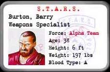 Resident Evil - Barry Burton