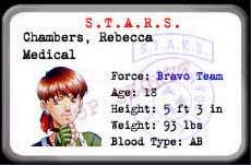 Resident Evil - Rebecca Chambers