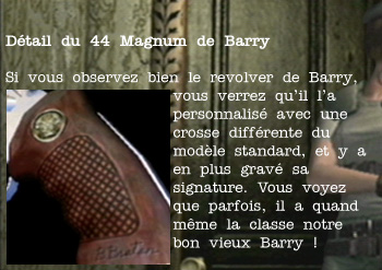RESIDENT EVIL (Remake) - Magnum de Barry