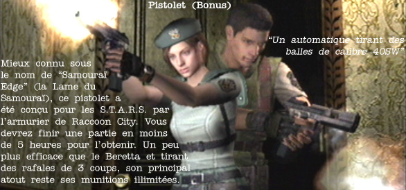 RESIDENT EVIL (Remake) - Samourai Edge