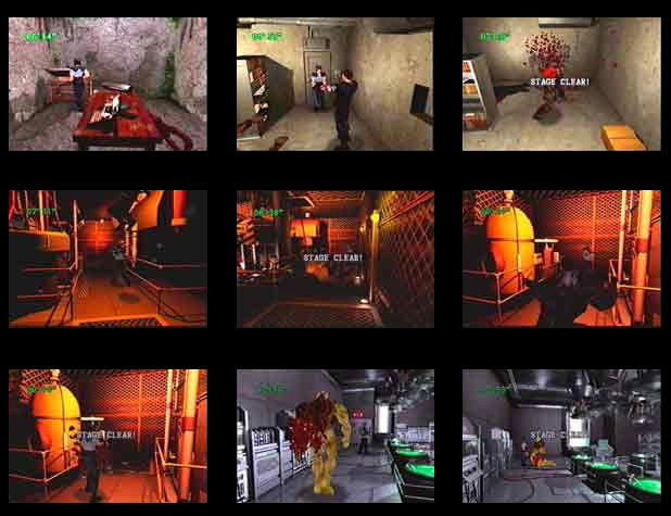 Resident Evil SATURN - Battle Mode (stage 9 à 12)