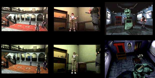 Resident Evil SATURN - Differences