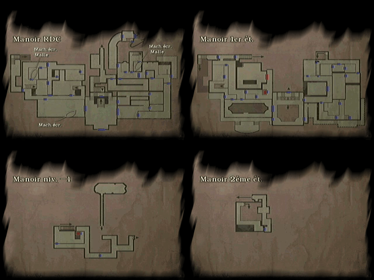 Resident Evil Remake – Plan Manoir