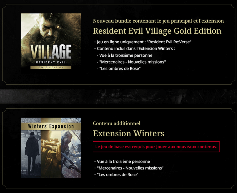 Resident Evil Village Gold Edition (packs)